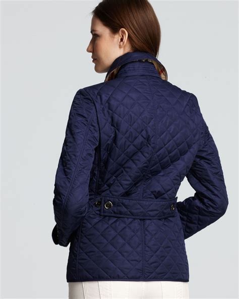 burberry copford quilted jacket slate blue|Burberry Copford Quilted Jacket Women .